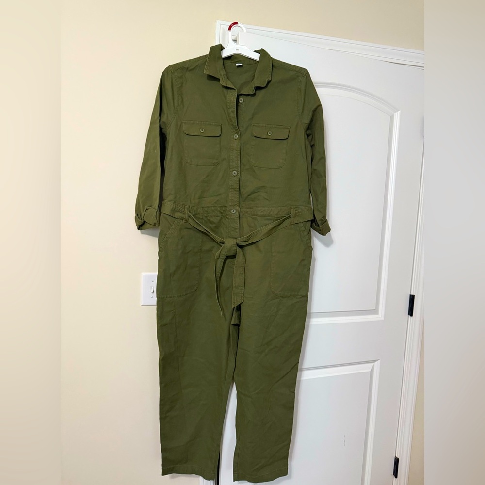 NEW! Old Navy Olive Green Utility Jumpsuit Size XL